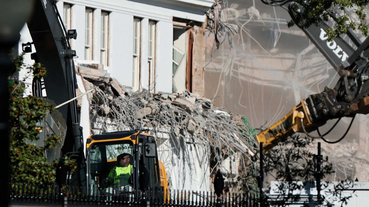 Trump's White House renovations fulfill Obama's prediction, kind of