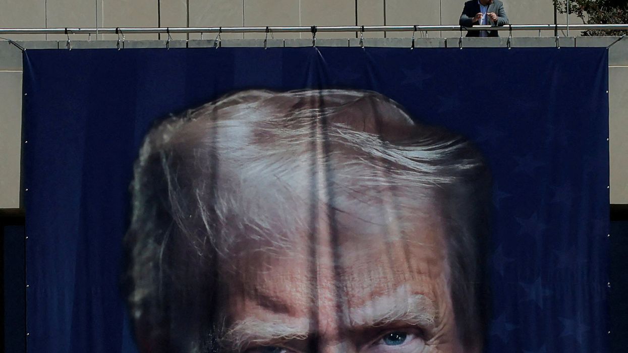 'Out of Stalin’s playbook': Massive new Trump banners on DC buildings sets off concern