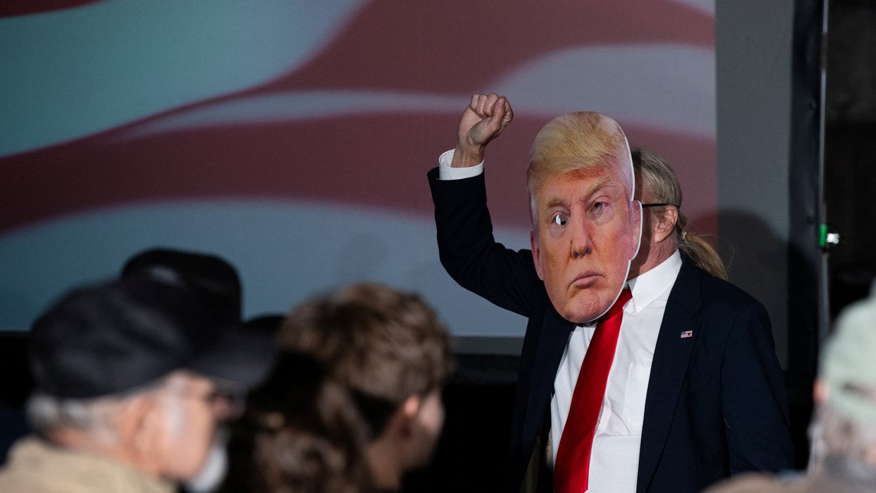 Strumpa Mask Trump is taking the mask off after lying to us for more than a year ...