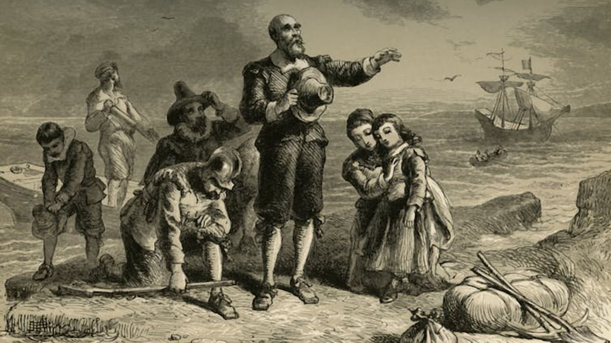 How the first Pilgrims and Puritans differed in their views on religion and respect for Native Americans