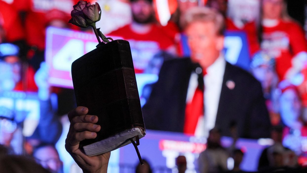 A 'Reagan conservative' calls to defend 'Trump bible' in school classrooms