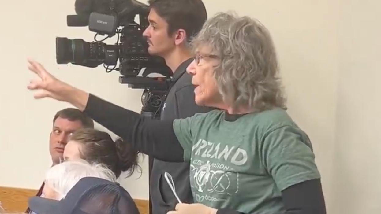 'This is not right!' Elderly woman explodes at GOP senator over Social Security cuts