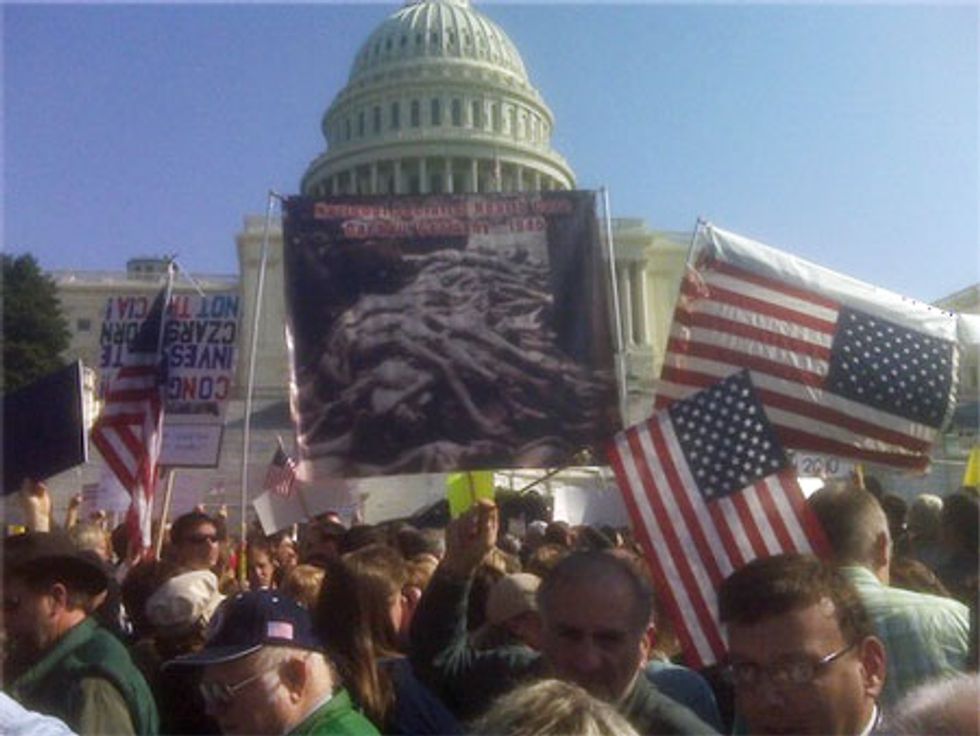 Bachmann's teabaggers