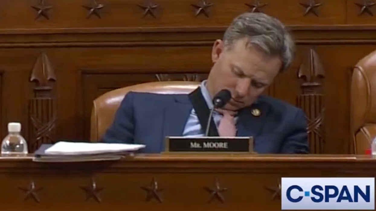 'Stop the session': Republican wakes up colleague after he falls asleep before key vote