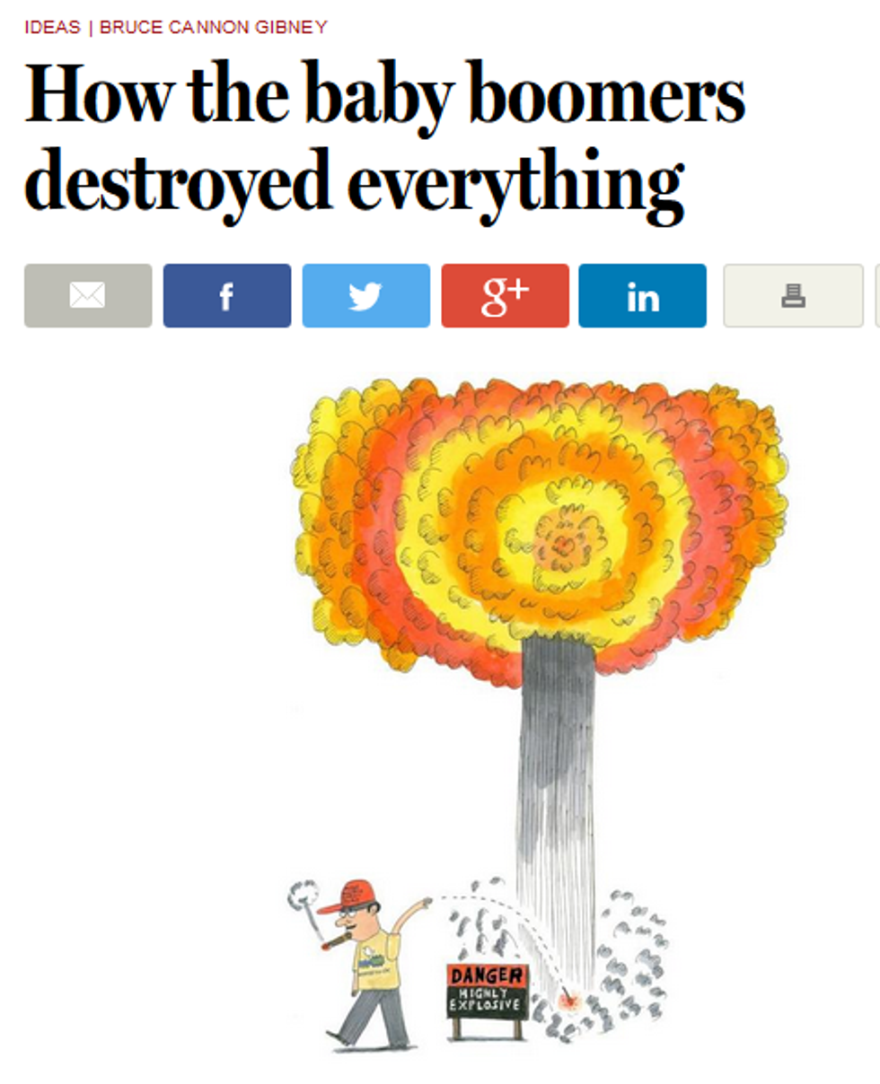 Boston Globe: How the Baby Boomers Destroyed Everything