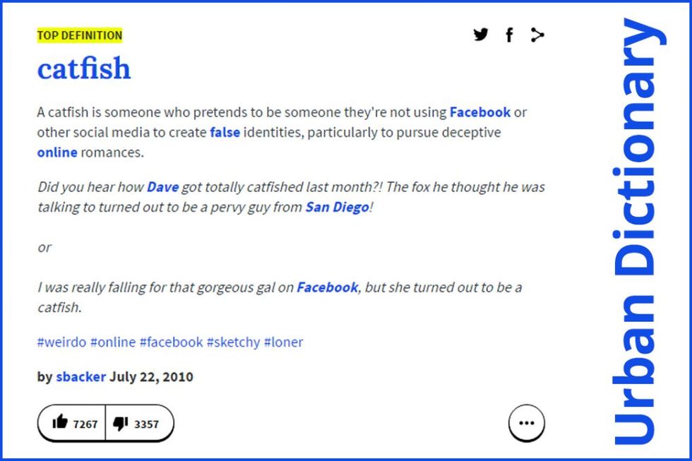 Catfish, Urban Dictionary