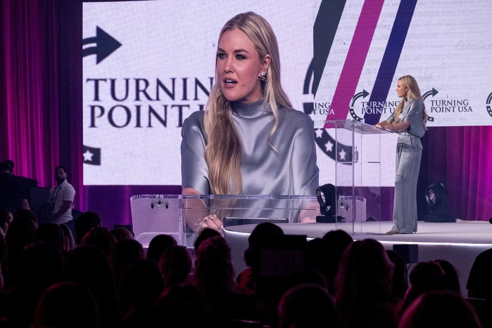 Magenta cannons, Bible verses and tradwife messaging: Inside Turning Point's 'womanshere'