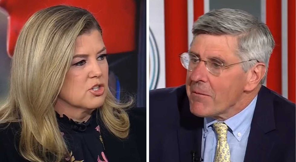 Anchor corners Trump official claiming everything is 'fine'