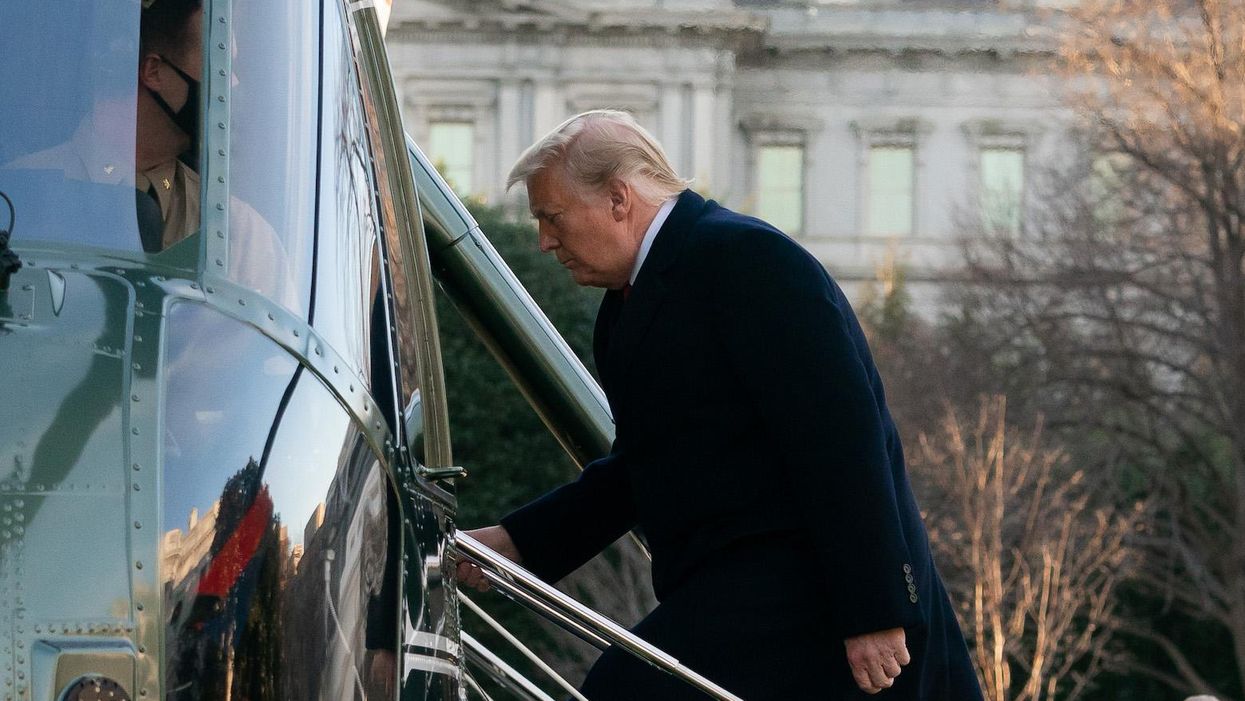 Trump ends his presidency in disgrace