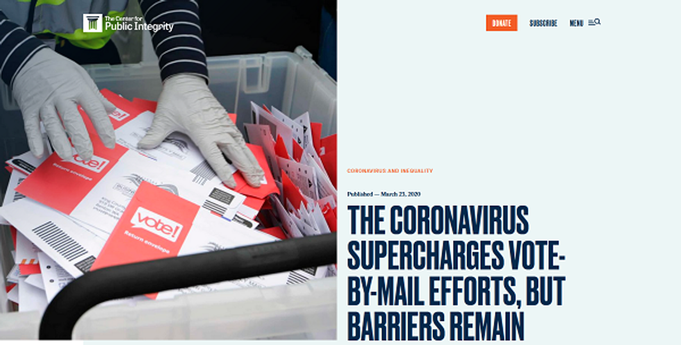 CPI: The coronavirus supercharges vote-by-mail efforts, but barriers remain