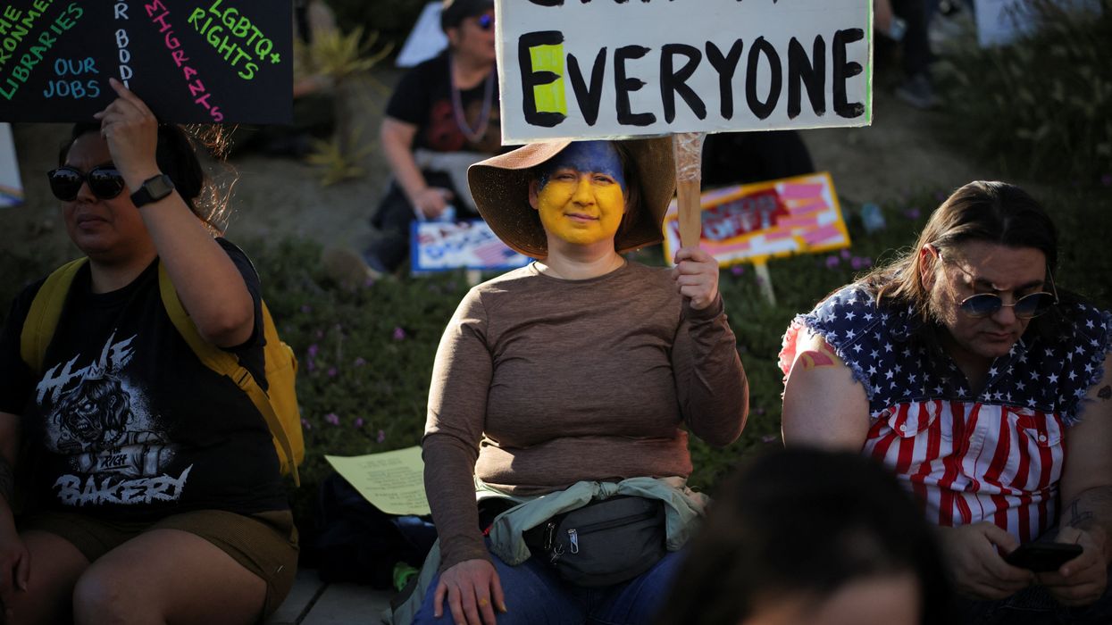 'Not a king!' Millions march against Trump in nationwide 'hands off' protests