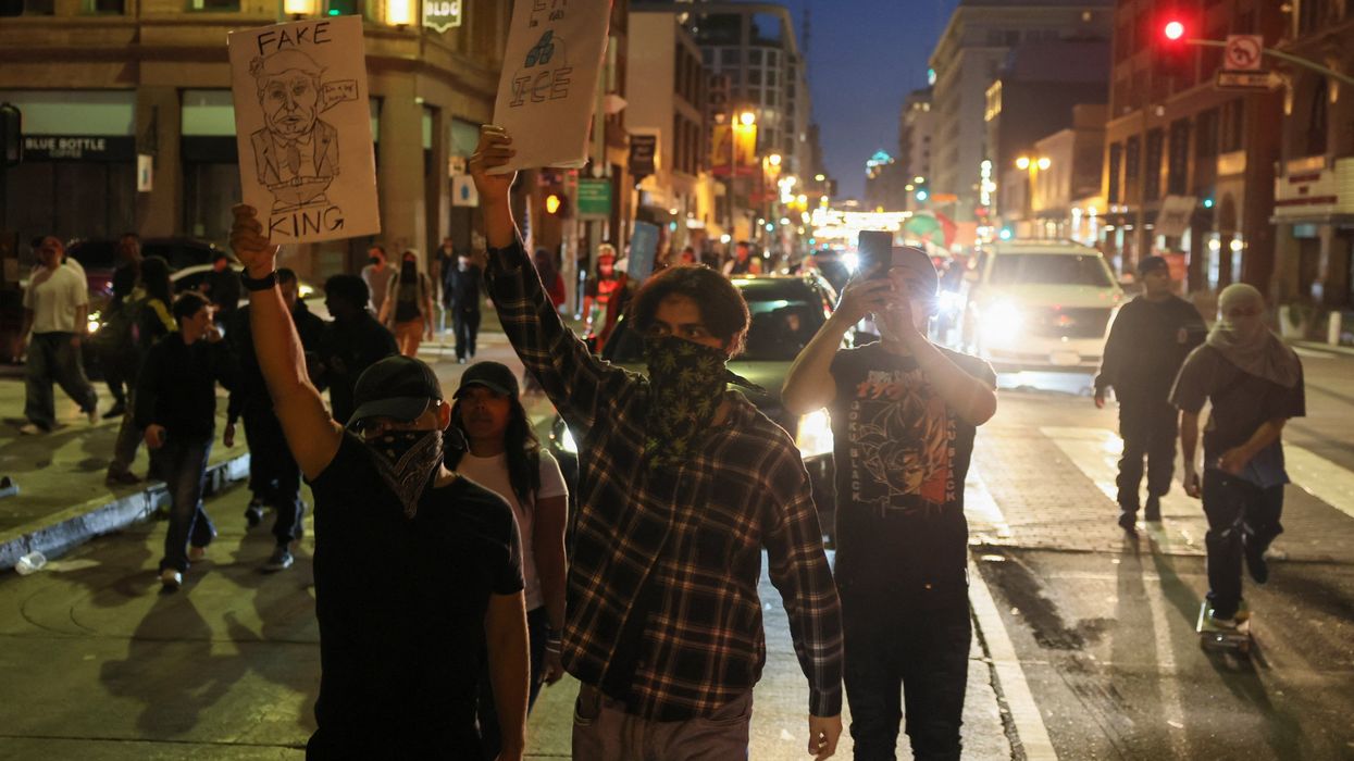 'We've never seen it like this': What it's like to be in downtown LA as protests continue