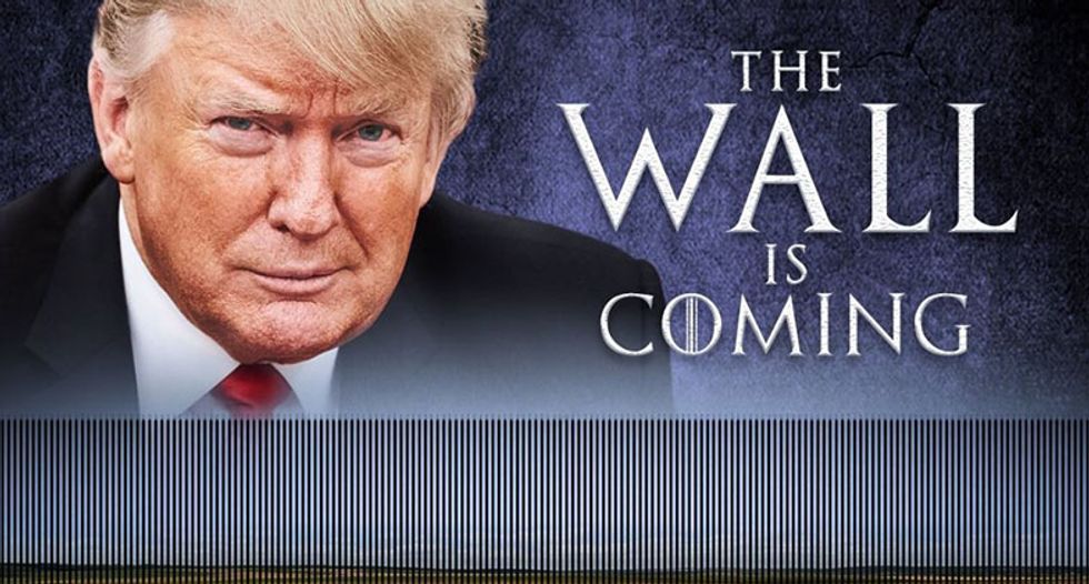 Trump begs loyalists to 'pray' for the wall as poll numbers reach all-time low