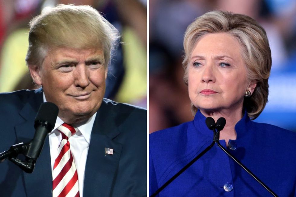 Donald Trump, Hillary Clinton