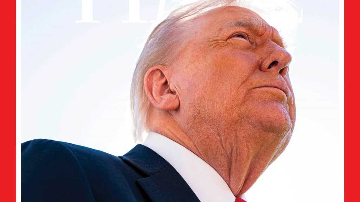 'Shall we say turkey!' Critics laugh as Trump explodes at 'unflattering' Time cover photo