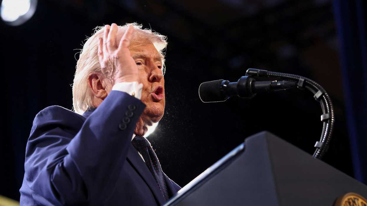 Trump uses bluster to deflect from a debacle he single-handedly caused