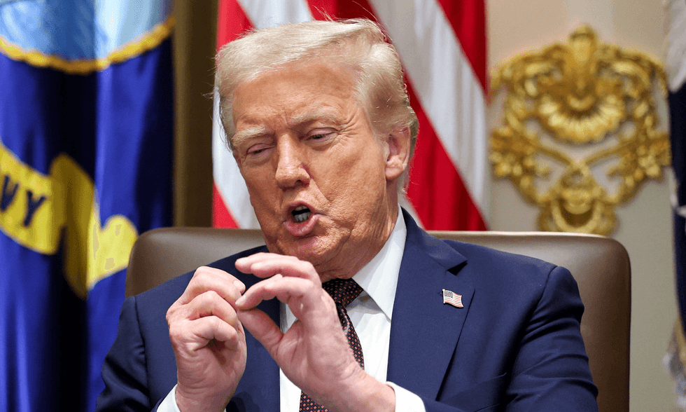 Trump is shutting down as his world collapses around him