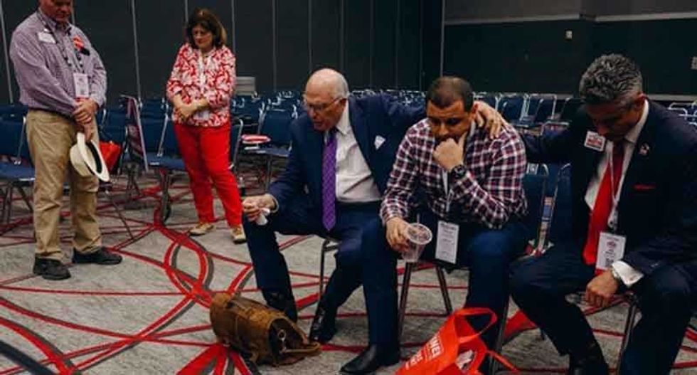 Muslim Republican in tears after being told to leave TX GOP convention — and the country
