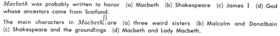 English 1135 Macbeth