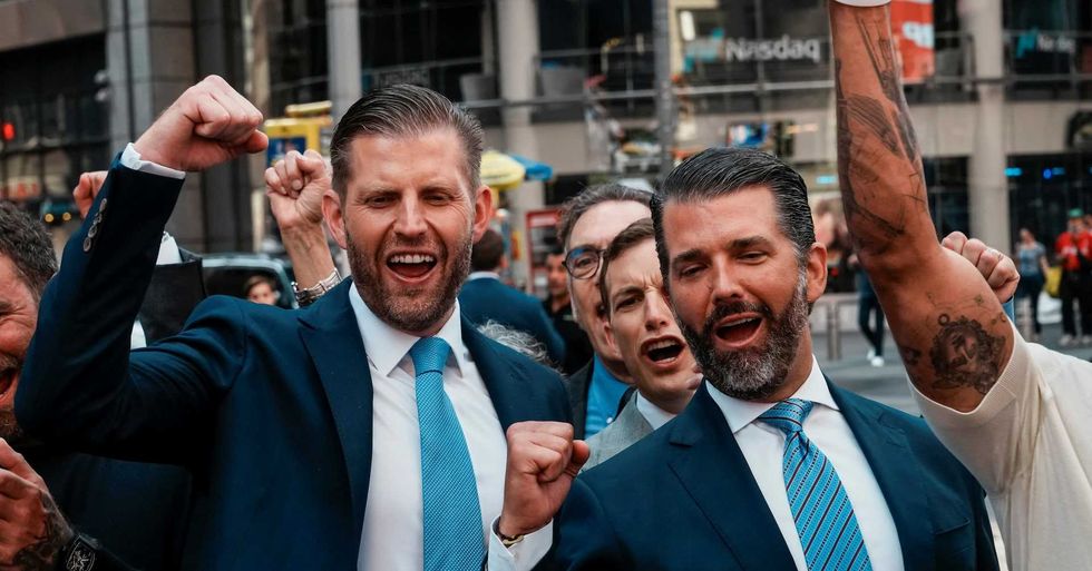 I figli di Trump si vantano della loro 'retribuzione'