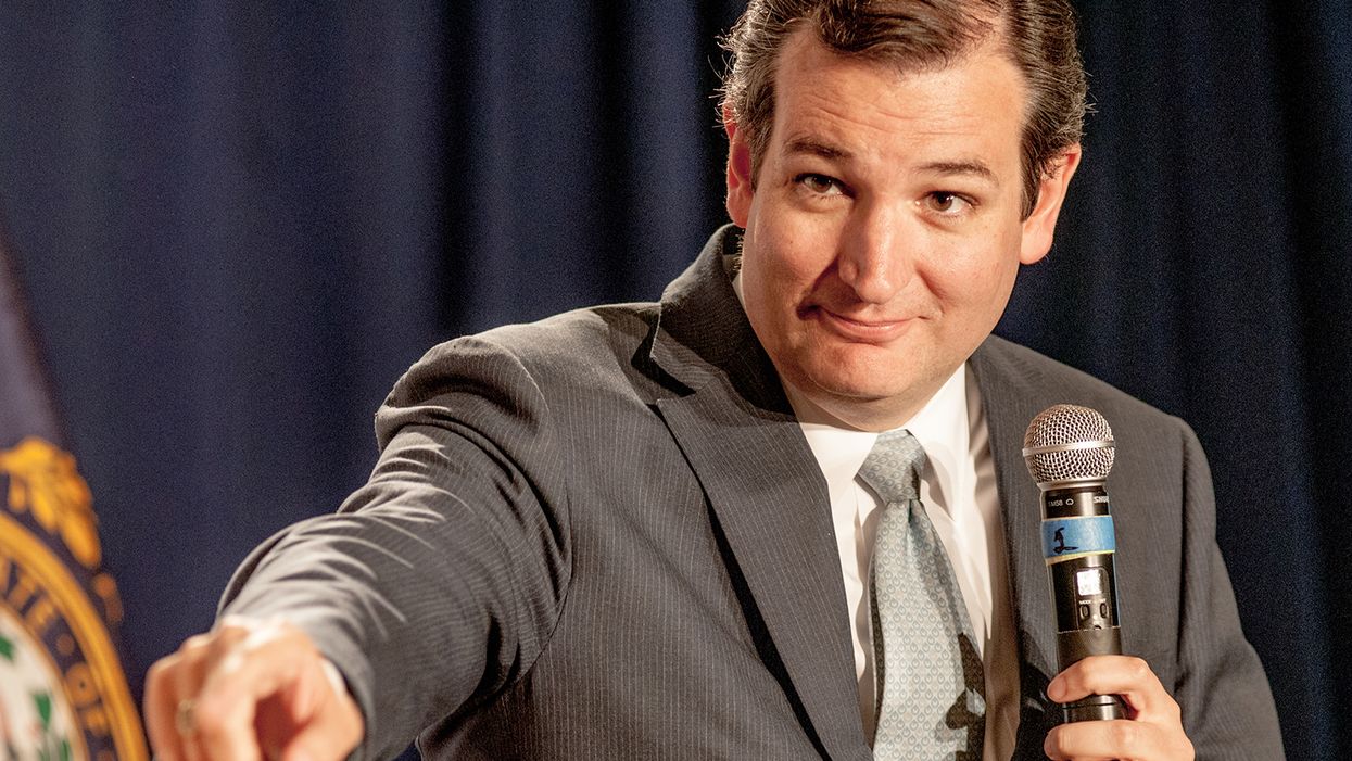 Ted Cruz 'appears to have left behind the family poodle' during freezing Texas storm
