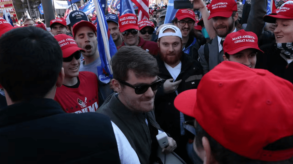 Nick Fuentes’ assault victim shows contempt for his court-ordered apology