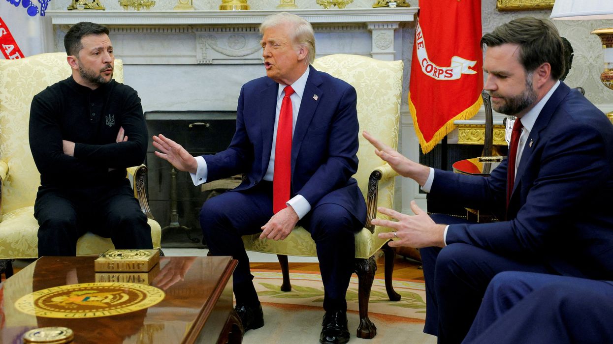 Only a bully kicks a man and then makes him say 'thank you'