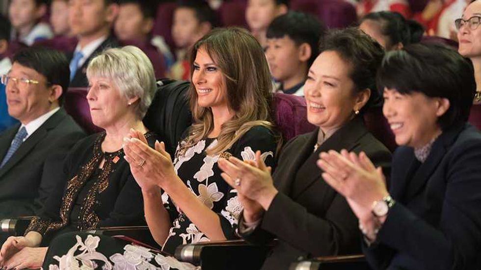 Melania's absence from China trip sparks questions