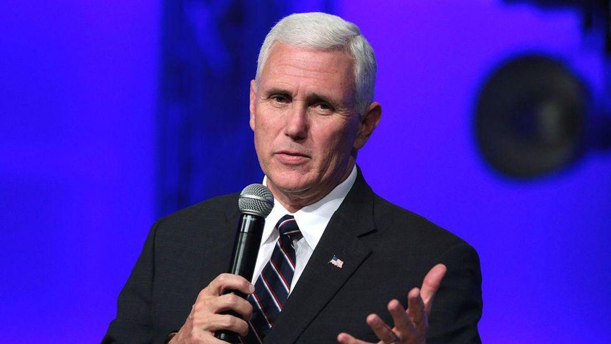 Watch: 'Traitor' Mike Pence heckled by pro-Trump Christians