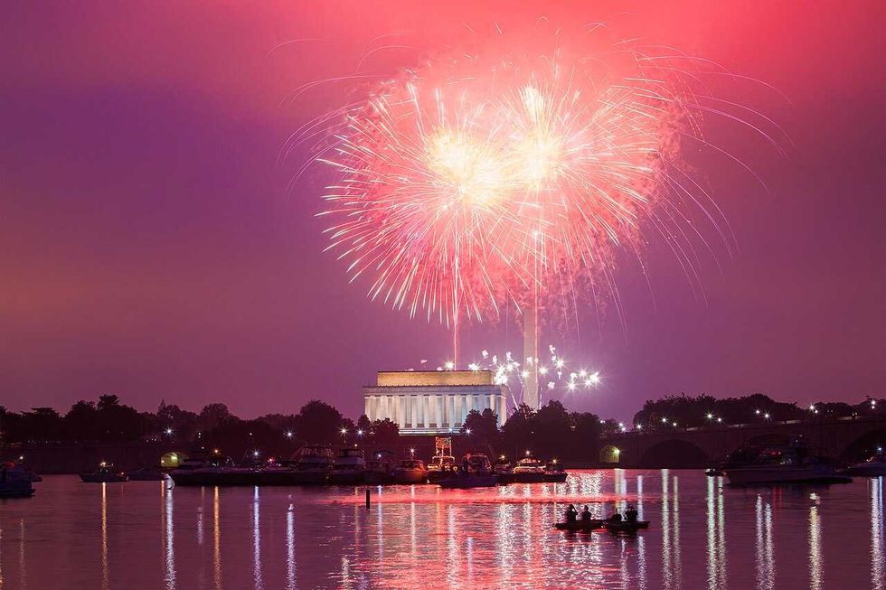 Government warns Trump's fireworks display will make air quality 'hazardous'