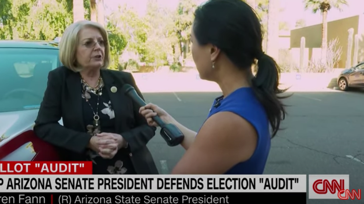 Watch: Arizona GOP leader incredulous after CNN confronts her over Trump-backed 'audit'