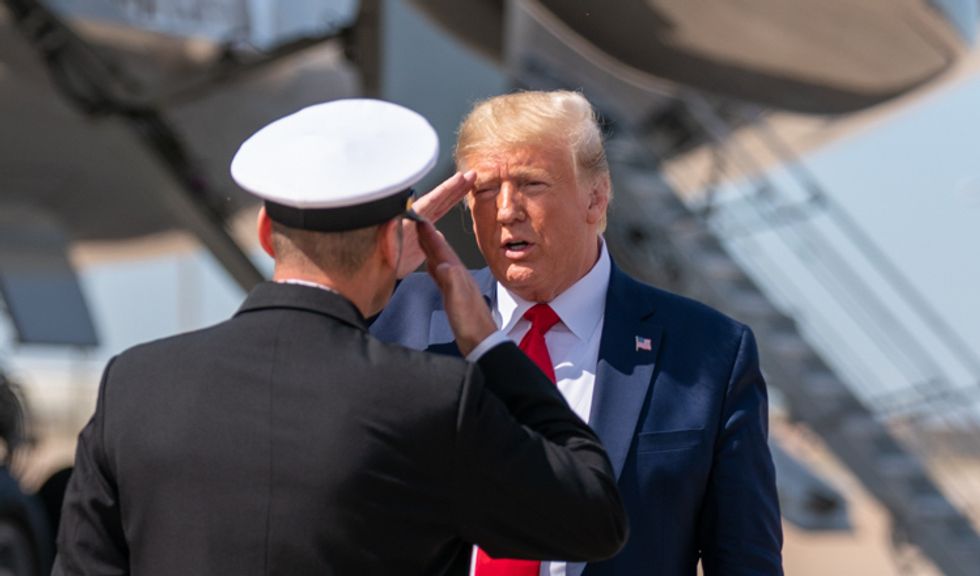 Navy vet: Independence from Donald Trump is all I'm thinking about right now