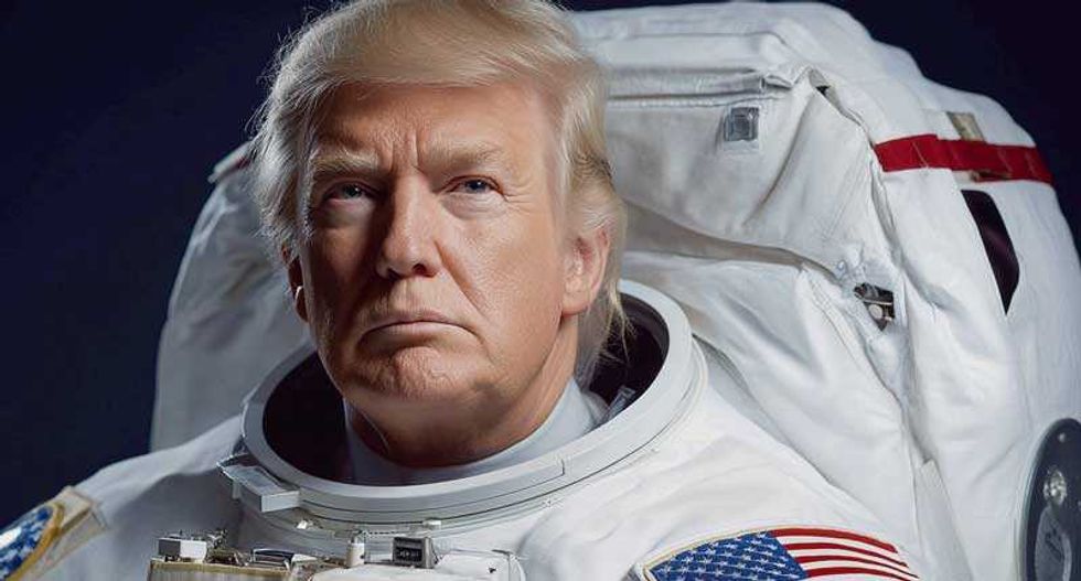 The president who once said space wasn't important now wants to remake it in his image