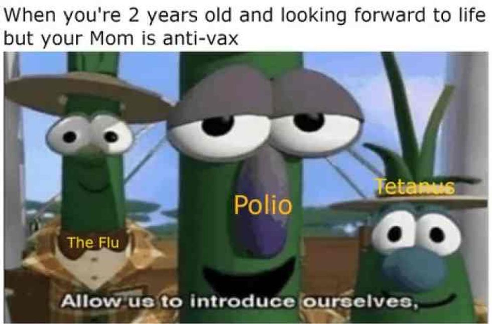 Image result for anti-vax mom meme