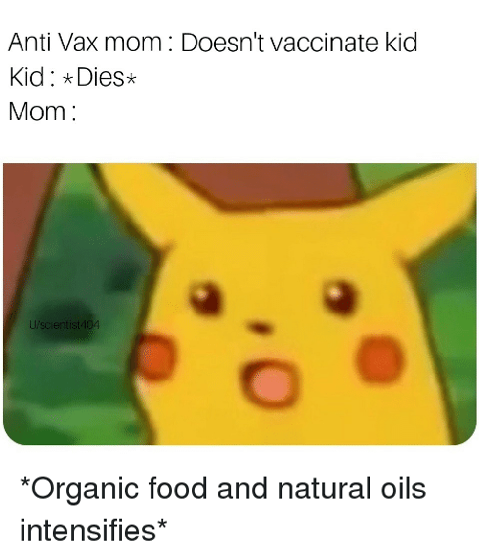 Image result for anti-vax mom meme