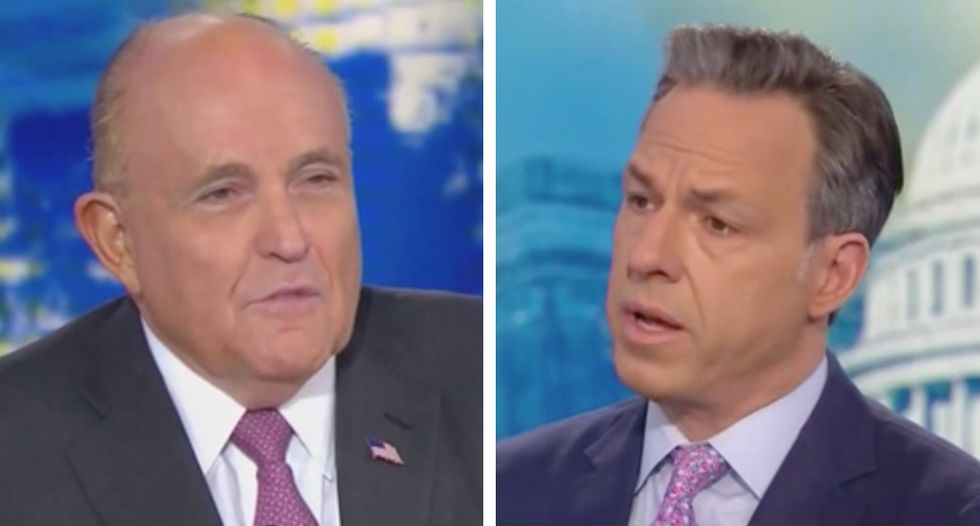 CNN's Jake Tapper corners Giuliani as he insists there's 'nothing wrong' with getting help from Russia