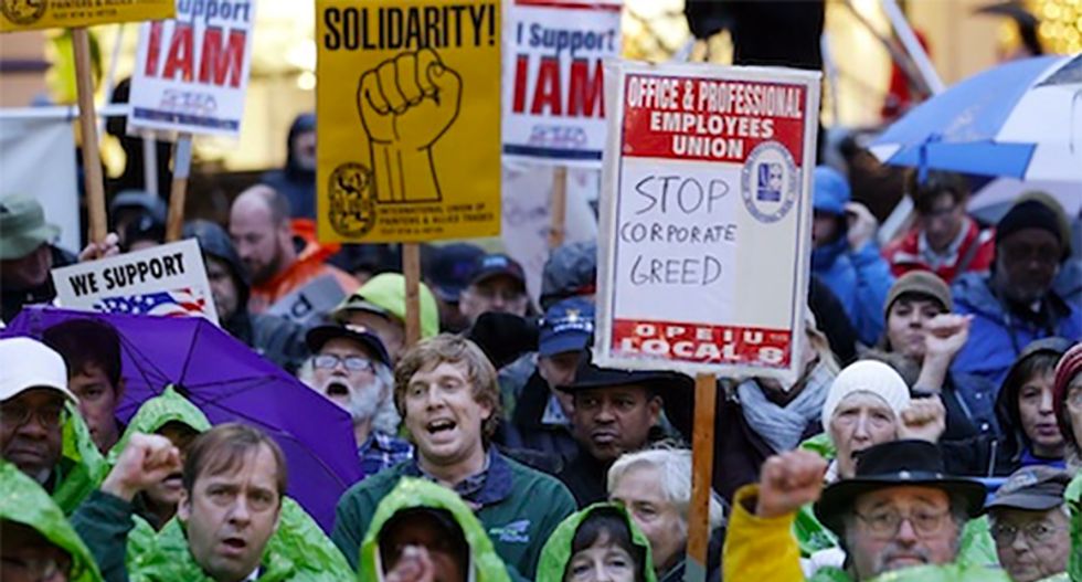 'A travesty and a disgrace': Trump quietly issues memo that could abolish union rights for 750,000 federal workers