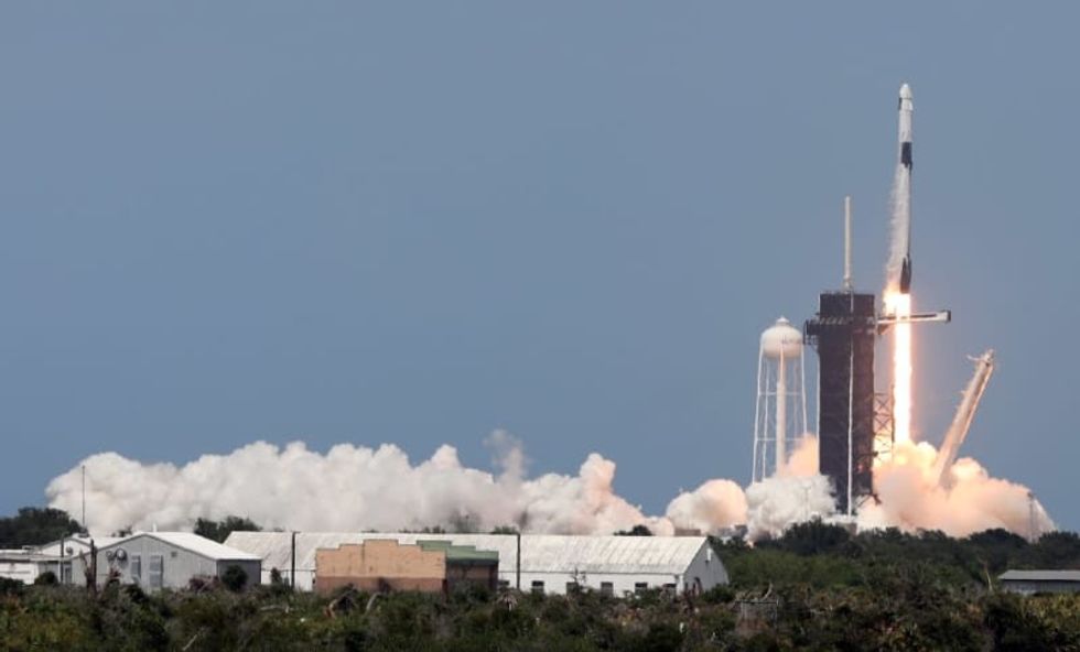 SpaceX heading for ISS on historic private crewed flight