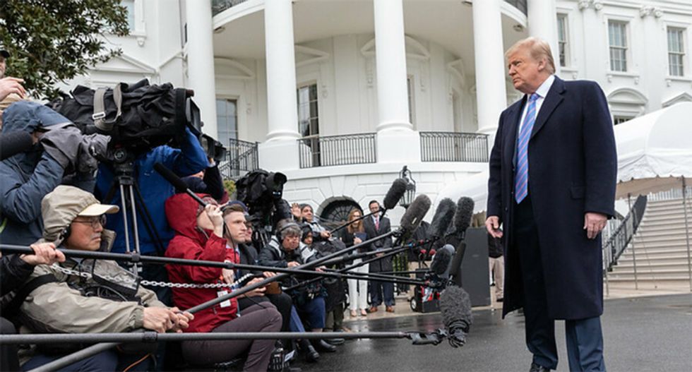 Here how the press keeps sugarcoating Trump's unlawful defiance of Congress