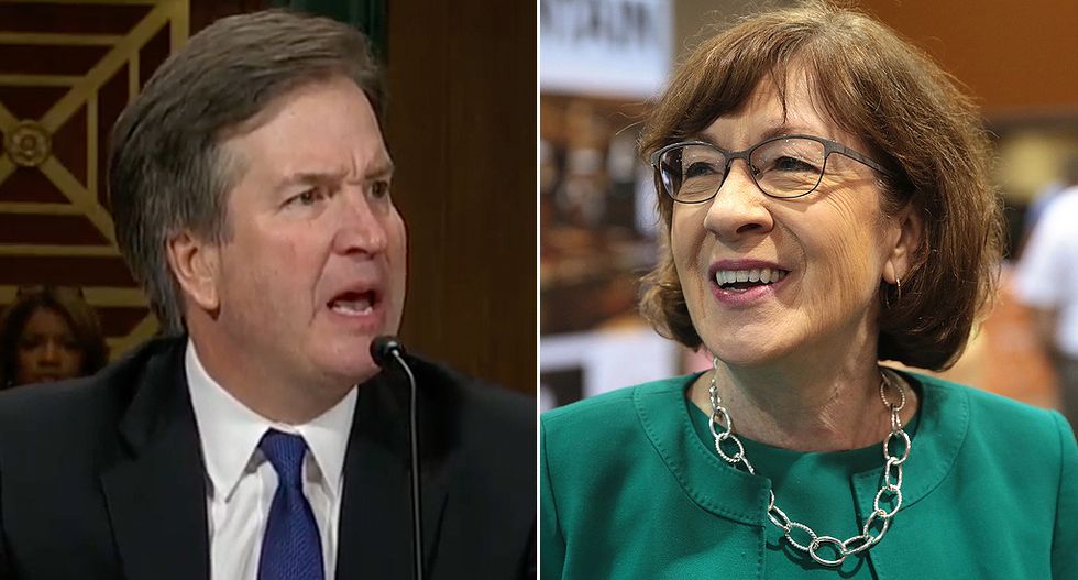 Conservative columnist and Democrats alike are slamming Susan Collins for being dead wrong on Brett Kavanaugh’s abortion views: 'Told you so'