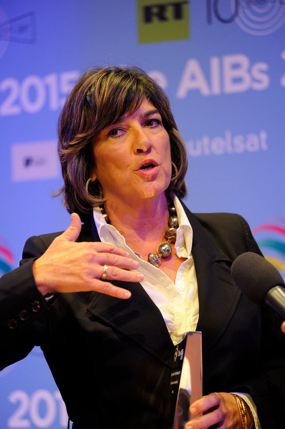 Christiane Amanpour Slams Trump's 'Unprecedented Assault on the Press': 'We Perform an Indispensable Service'