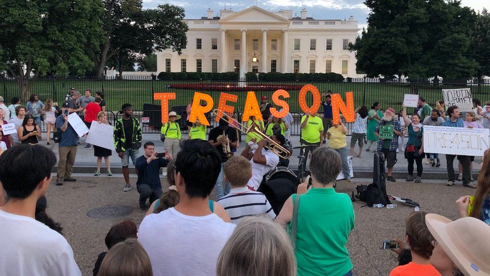 ACLU Fights Back as Trump Pushes 'Stealth Proposal' to Limit Public's Right to Protest Outside White House