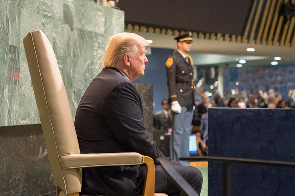 The Renegade President Brings His War to the United Nations