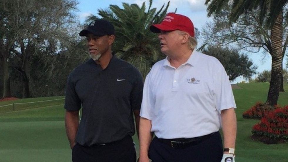 'Tiger Woods Showed Great Class': Trump Tweets Names of Black Supporters After Poll Shows Him at 3 Percent Approval Among African-Americans