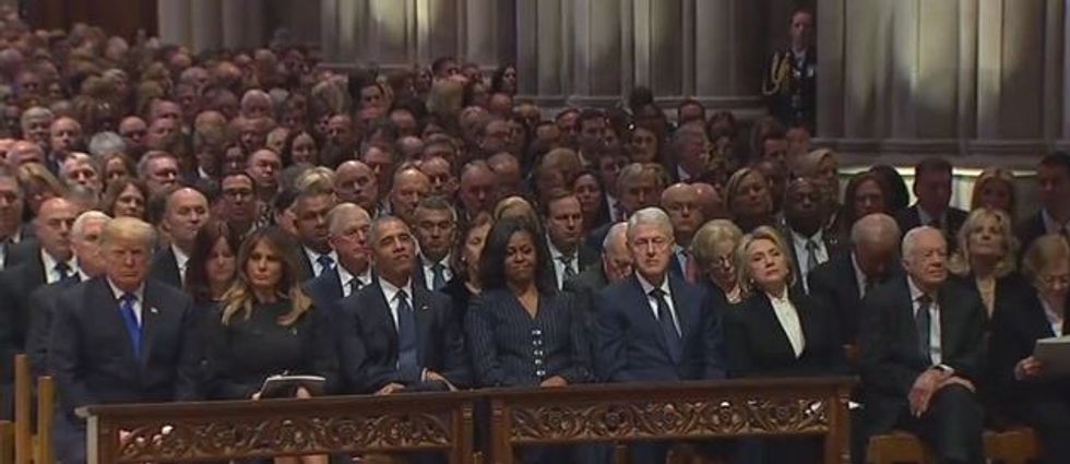 Fox News' Chris Wallace ‘struck’ by how quickly Trump spoiled the mood at Bush Sr.’s funeral: 'As cool as it could have been'
