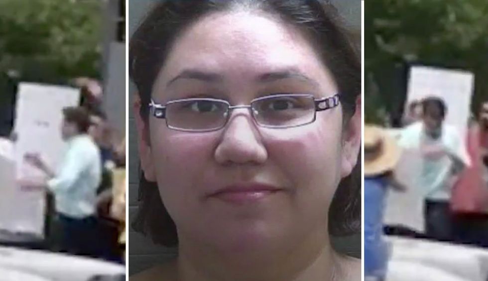 Watch: Woman who ran against Matt Gaetz in 2016 charged with battery after allegedly throwing a milkshake at him