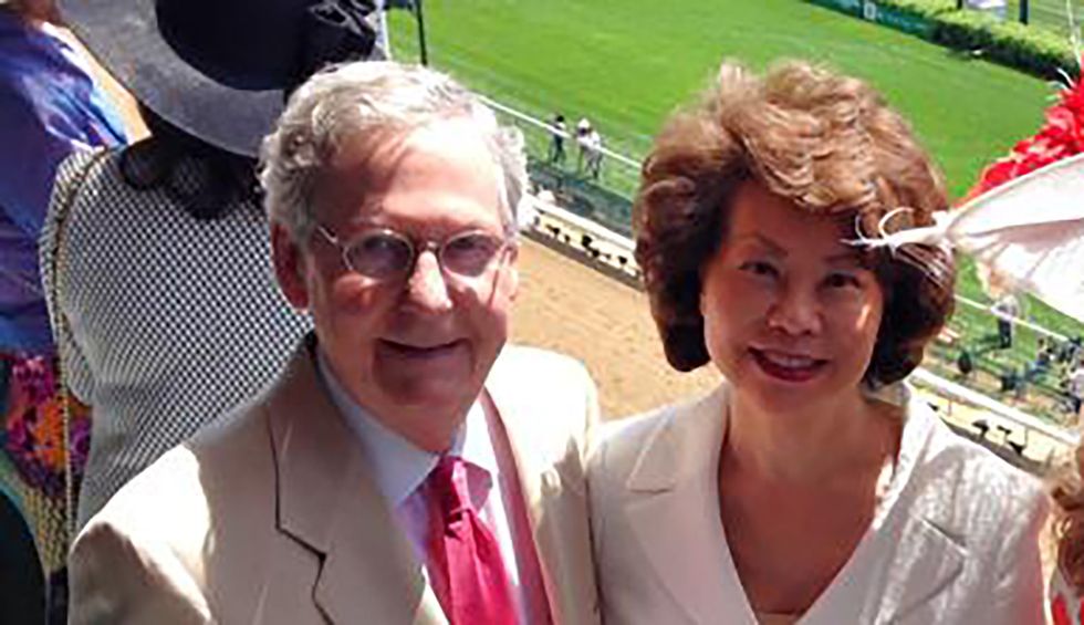 How Transportation Secretary Elaine Chao helped pave the way for $78 million worth of projects in husband Mitch McConnell’s Kentucky