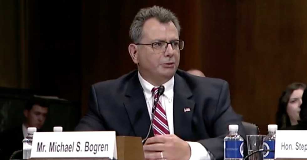 GOP senators force Trump nominee to withdraw for refusing to give Catholics extra rights to discriminate against gays