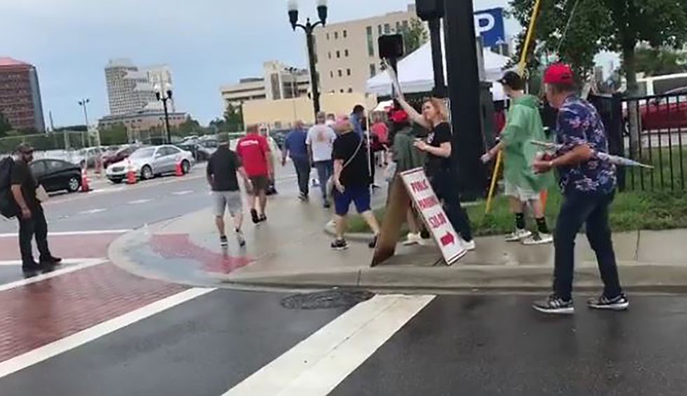 Trump crowd ignores a hurting veteran — and shows exactly what his supporters really think