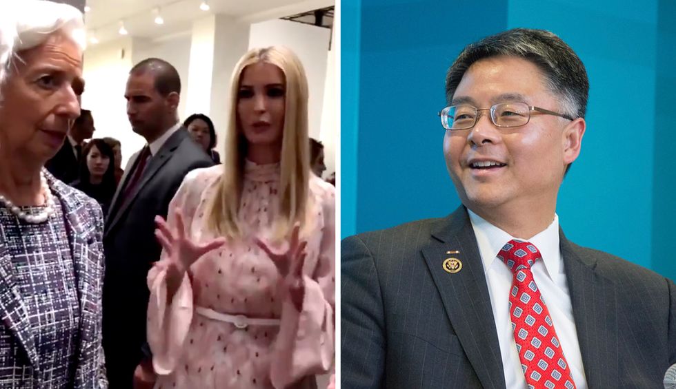 Rep. Ted Lieu mocks Ivanka Trump over video of awkward conversation with leaders at G-20